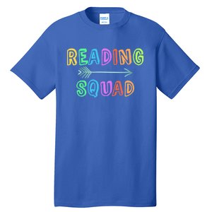 Reading Squad Back To School Kindergarten Teacher Kinder Great Gift Tall T-Shirt