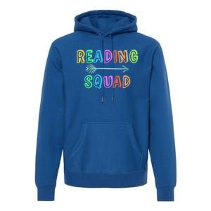 Reading Squad Back To School Kindergarten Teacher Kinder Great Gift Premium Hoodie