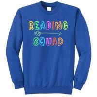 Reading Squad Back To School Kindergarten Teacher Kinder Great Gift Tall Sweatshirt