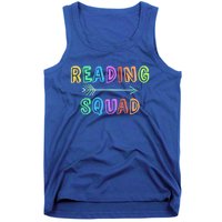 Reading Squad Back To School Kindergarten Teacher Kinder Great Gift Tank Top