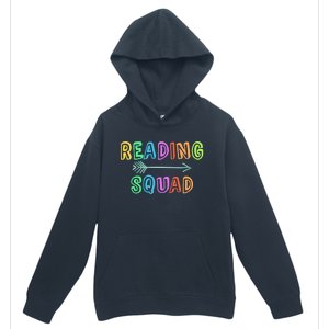 Reading Squad Back To School Kindergarten Teacher Kinder Great Gift Urban Pullover Hoodie