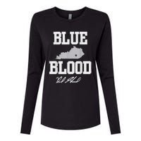 Reed Sheppard Blue Blood Womens Cotton Relaxed Long Sleeve T-Shirt