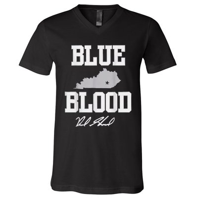 Reed Sheppard Blue Blood V-Neck T-Shirt