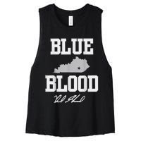 Reed Sheppard Blue Blood Women's Racerback Cropped Tank