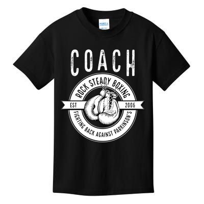 Rock Steady Boxing Coach Fight ParkinsonS Great Gift Kids T-Shirt