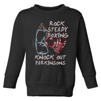 Rock Steady Boxing Knock Out Parkinsons Gift Toddler Sweatshirt