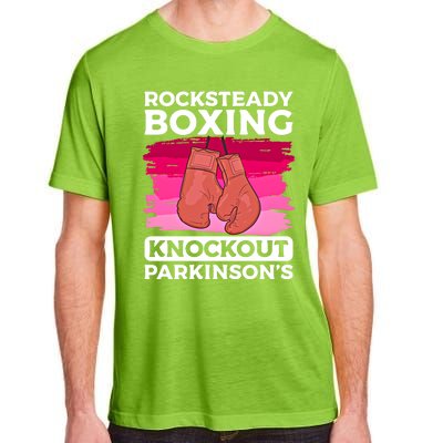 Rock Steady Boxing Knock Out ParkinsonS Awareness Meaningful Gift Adult ChromaSoft Performance T-Shirt