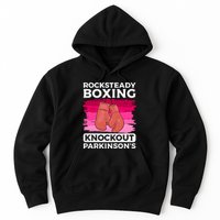 Rock Steady Boxing Knock Out ParkinsonS Awareness Meaningful Gift Hoodie