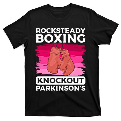 Rock Steady Boxing Knock Out ParkinsonS Awareness Meaningful Gift T-Shirt