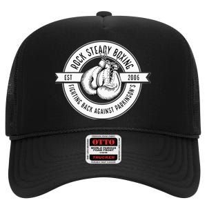 Rock Steady Boxing Fighting Back Against Parkinson Est 2006 High Crown Mesh Back Trucker Hat