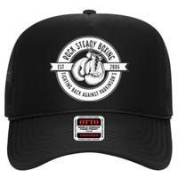 Rock Steady Boxing Fighting Back Against Parkinson Est 2006 High Crown Mesh Back Trucker Hat