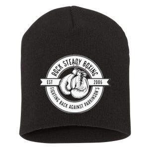 Rock Steady Boxing Fighting Back Against Parkinson Est 2006 Short Acrylic Beanie