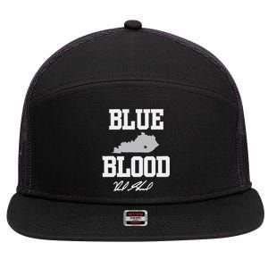 Reed Sheppard Blue Blood 7 Panel Mesh Trucker Snapback Hat