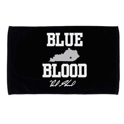 Reed Sheppard Blue Blood Microfiber Hand Towel