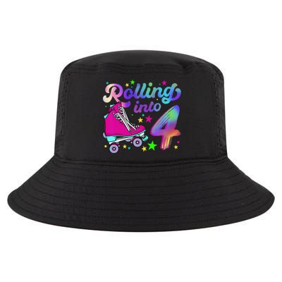 Roller Skate Birthday 4th 80s Outfit Decades Party Cool Comfort Performance Bucket Hat