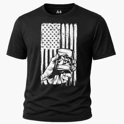 Retro Scotch Bourbon Whisky 4th of July Performance Shirt