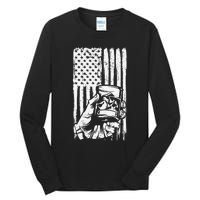 Retro Scotch Bourbon Whisky 4th of July Tall Long Sleeve T-Shirt