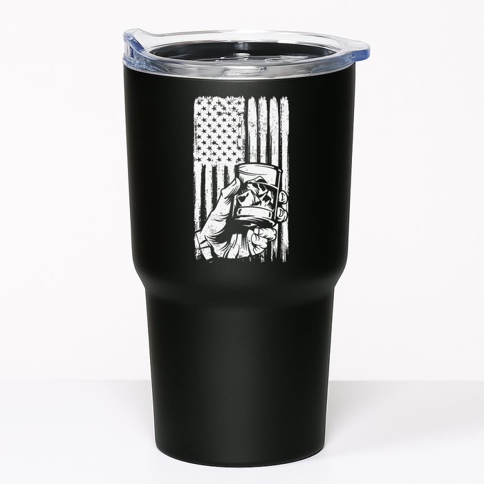Retro Scotch Bourbon Whisky 4th of July Tumbler
