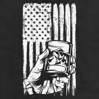 Retro Scotch Bourbon Whisky 4th of July Tumbler