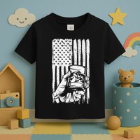 Retro Scotch Bourbon Whisky 4th of July Toddler T-Shirt