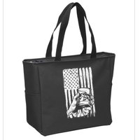 Retro Scotch Bourbon Whisky 4th of July Zip Tote Bag