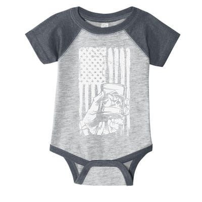 Retro Scotch Bourbon Whisky 4th of July Infant Baby Jersey Bodysuit