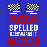 Racecar Spelled Backwards Funny Car Mechanic Race Car Visor