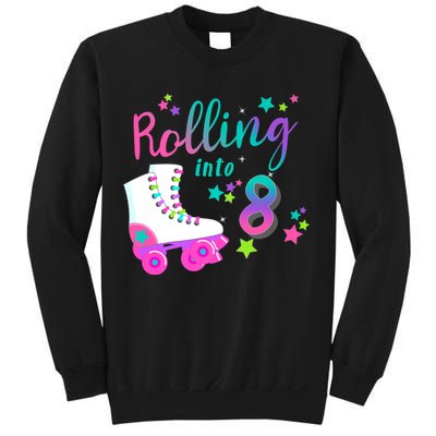 Roller Skate Birthday Shirt 5th 80's Outfit Decades Party Sweatshirt