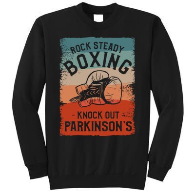 Rock Steady Boxing Knock Out Parkinsons Awareness Sweatshirt