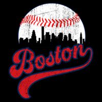 Retro Skyline Boston Baseball Meaningful Gift Sustainable Bucket Hat