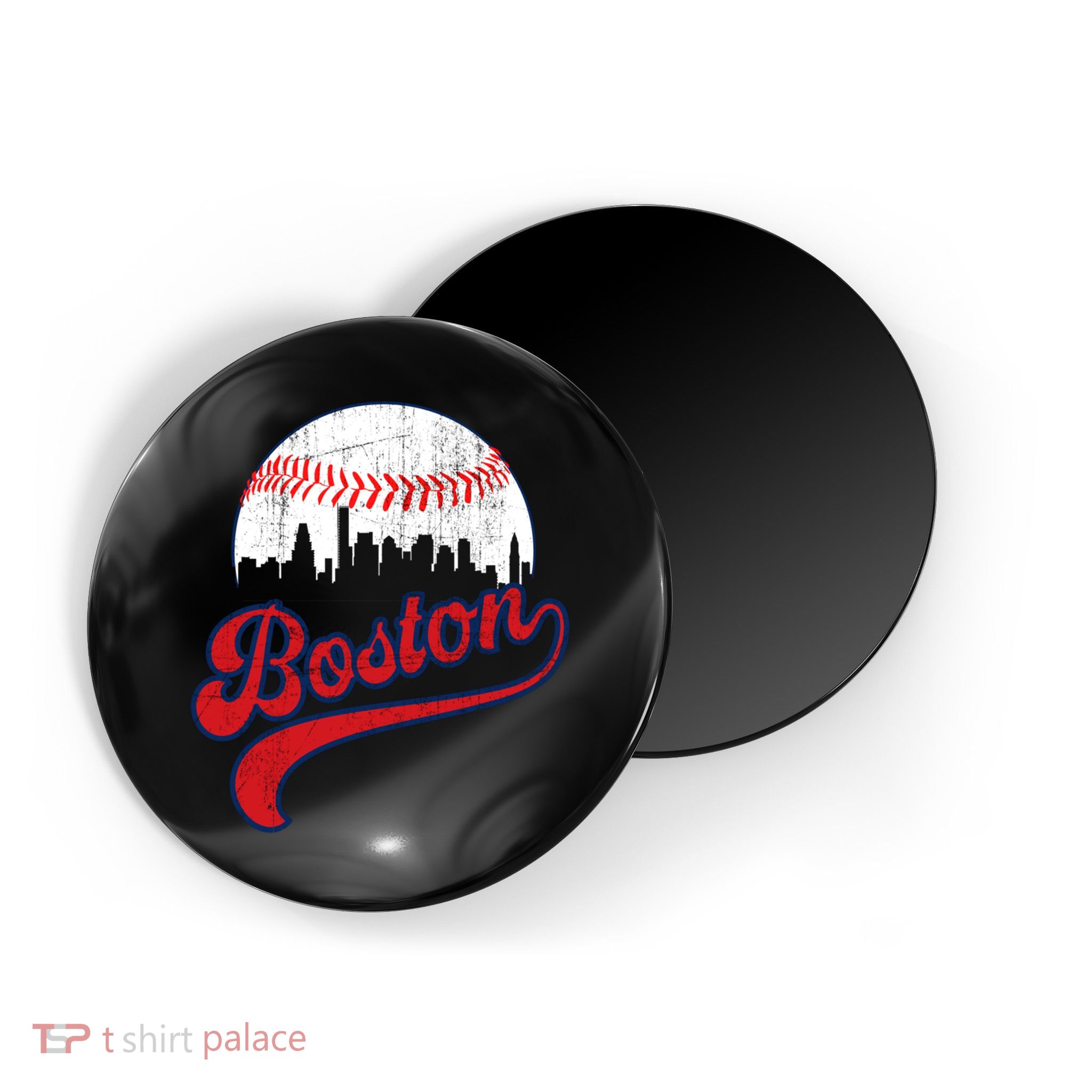Retro Skyline Boston Baseball Meaningful Gift Magnet