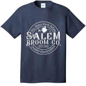 Retro Salem Broom Company Est 1692 Massachusetts Halloween T-Shirt