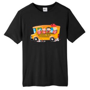 Rnqp School Bus Loads Of Love School Bus Driver Valentine Gift Tall Fusion ChromaSoft Performance T-Shirt