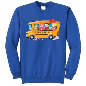 Rnqp School Bus Loads Of Love School Bus Driver Valentine Gift Sweatshirt