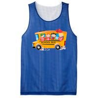 Rnqp School Bus Loads Of Love School Bus Driver Valentine Gift Mesh Reversible Basketball Jersey Tank