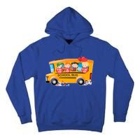 Rnqp School Bus Loads Of Love School Bus Driver Valentine Gift Tall Hoodie