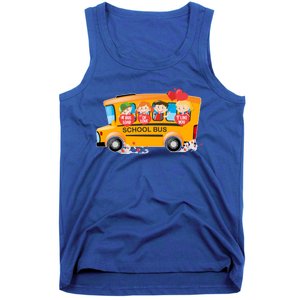 Rnqp School Bus Loads Of Love School Bus Driver Valentine Gift Tank Top