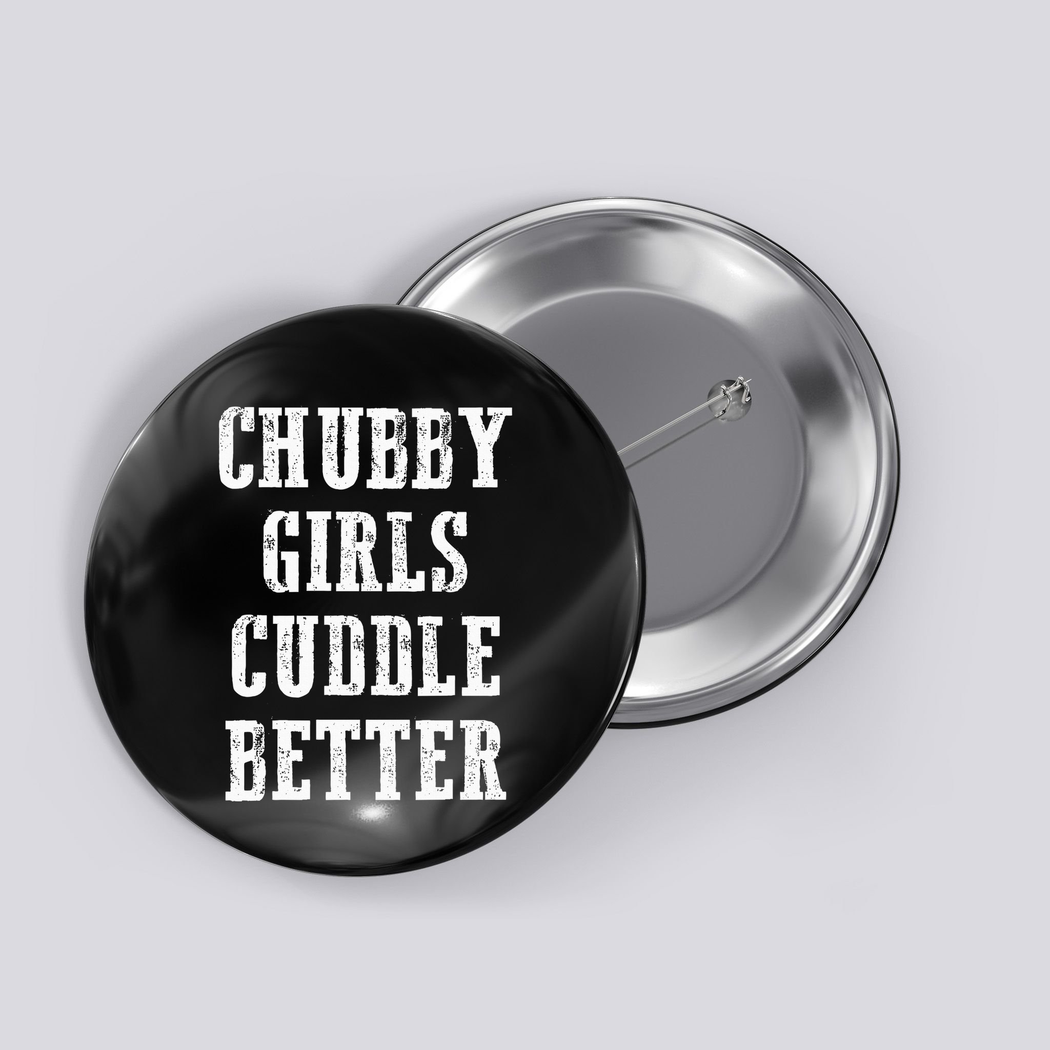 retro SSBBW BBW Lover Chubby Cuddle Better Button