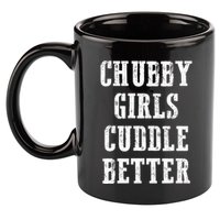 retro SSBBW BBW Lover Chubby Cuddle Better 11oz C Handle Ceramic Mug