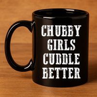 retro SSBBW BBW Lover Chubby Cuddle Better 11oz C Handle Ceramic Mug
