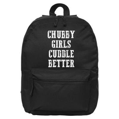 retro SSBBW BBW Lover Chubby Cuddle Better 16 in Basic Backpack