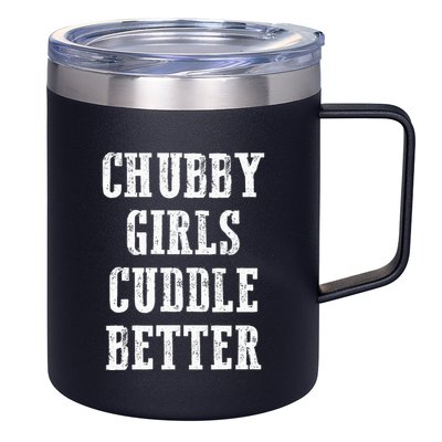 retro SSBBW BBW Lover Chubby Cuddle Better 12oz Stainless Steel Coffee Mug