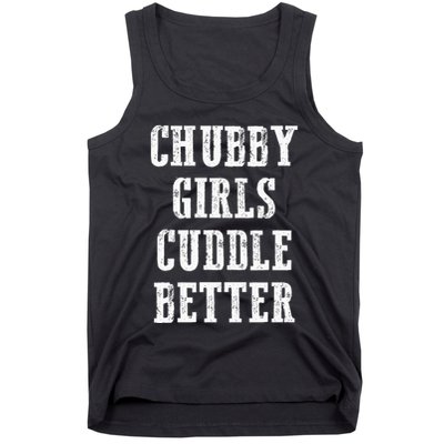 retro SSBBW BBW Lover Chubby Cuddle Better Tank Top