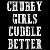 retro SSBBW BBW Lover Chubby Cuddle Better Cropped Pullover Crew