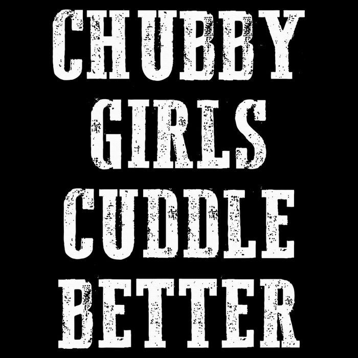 retro SSBBW BBW Lover Chubby Cuddle Better Cropped Pullover Crew