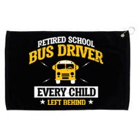 Retired School Bus Driver Retirement Gift Grommeted Golf Towel