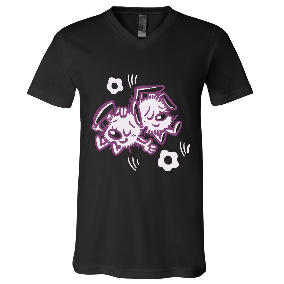 Retrokid Store Big Comfy Couch Naptime V-Neck T-Shirt