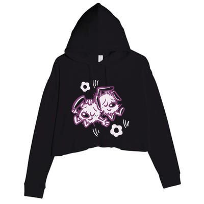 Retrokid Store Big Comfy Couch Naptime Crop Fleece Hoodie