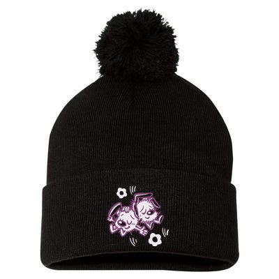 Retrokid Store Big Comfy Couch Naptime Pom Pom 12in Knit Beanie