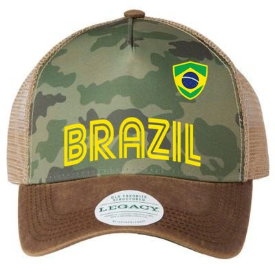 Retro Style Brazil Soccer Team Brasil Football Fans Brazil World Cup 2022 Legacy Tie Dye Trucker Hat